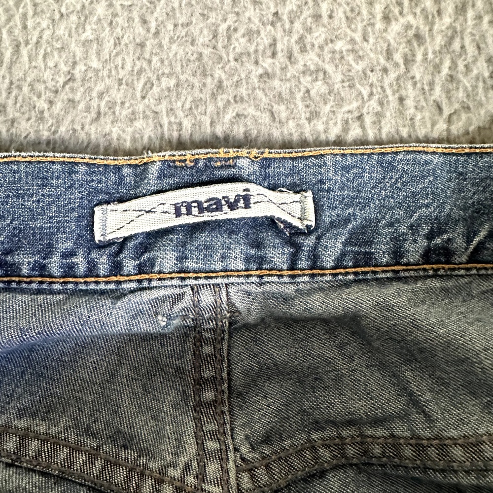 Mavi Jeans Men's 36x32 Blue Wide Leg Medium Wash Distressed (35x32 Actual) - Picture 5 of 14